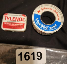 Advertising Tins - Tylenol And J&J