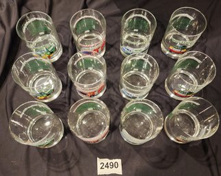 Rare Complete Set Of Hess Truck Tumblers Glasses Contains All 4 Different Styles (3 Of Each)