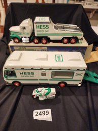 Lot Of Vintage Hess Trucks