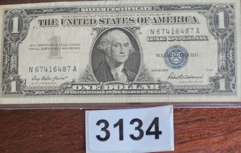 VINTAGE US CURRENCY 1957 SILVER CERTIFICATE