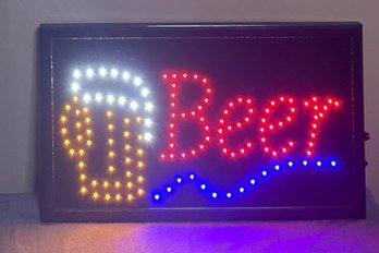 Vintage Loght Up Beer Sign 100 Working Condition
