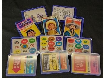 Huge Lot Vintage Mad Magazine Collectable Trading Card Stickers