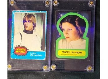 Original 1977 Star Wars Luke Skywalker Believe Rookie #1 Plus Leia