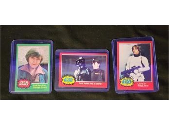 Rare Star Wars Trading Cards Circa 1977