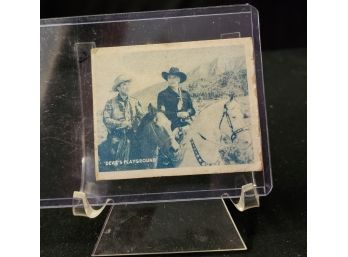 Vintage Hopalong Cassidy Trading Card