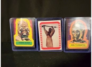 Incredibly Rare Original Star Wars Trading Card Stickers