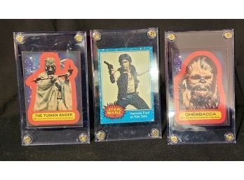 Rare Star Wars Trading Cards And Sticker Card Outstanding Condition
