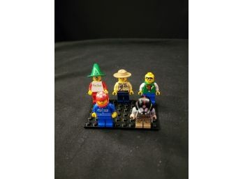 Vintage Lego Mini Figures Lot Of 5