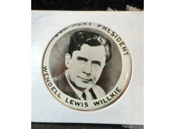 Vintage Wendell Willke For President