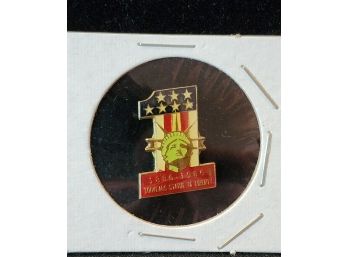 Vintage Bi Centennial Lady Liberty Pin