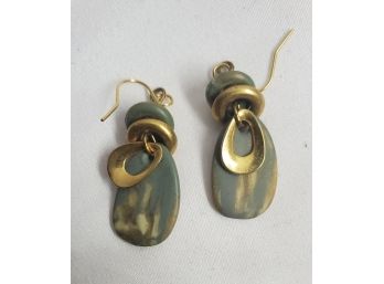 Beautiful Pair Of Oval Earings