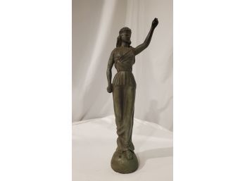 Incredible Lady Justice Statue With Scales