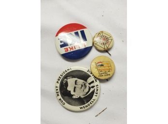 Four Vintage Pins