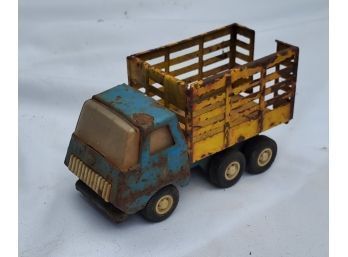 Vintage Blue And Yellow Toy Tonka Truck