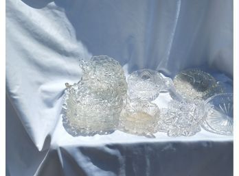 Beautiful Glass Dishes 15 Total