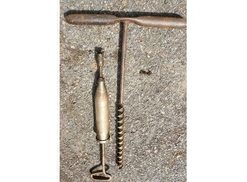 Large Antique Hand Drill