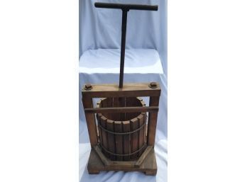 Large Antique Fruit Press Incredible Condition