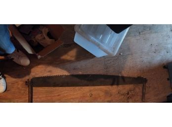 Large Antique Hand Saw