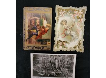 Variety Lot Of Vintage Holiday Postcards Circa Early 1900's