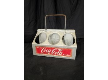 Antique Metal Coca Cola Six Pack Carrier