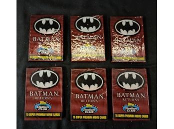6 Pk Lot Vintage Factory Sealed Batman Begins Trading Cards