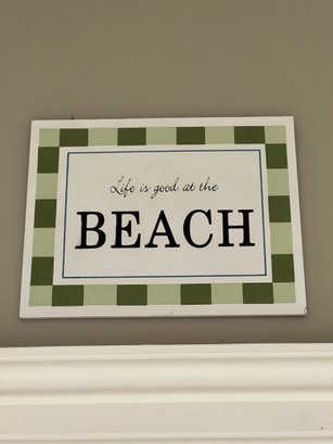 Small Beach Sign