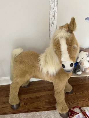 Large Pony With Accessories - Has One Ear That Is Off