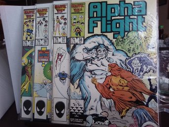 4 Issues Alpha Flight # 35 / 36/3738