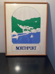 Northport Harbor Lithograph Robert Feine