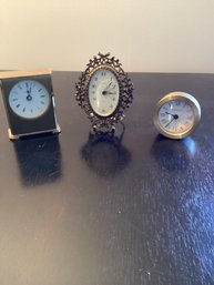 3 Clocks Includes 2 Tiffany