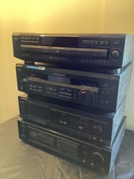 Stereo Equipment. 4 Pieces