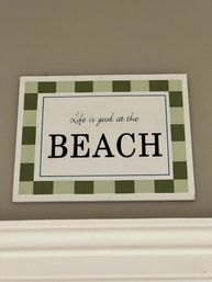 Small Beach Sign