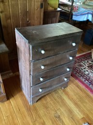 Antique Small Wooden Dresser