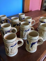 Vintage Collection Of Steins