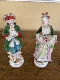 Occupied Japan Colonial Couple Figurines