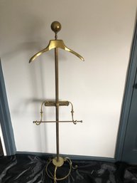 Vintage Brass Butler Valet  5ft Tall