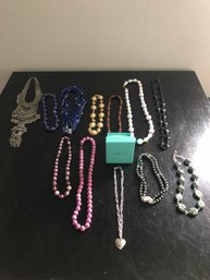 Group Lot Of 13 Necklaces Includes Tiffany
