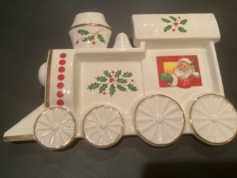 Lenox Christmas Holiday Collection Santa Train Spoon Rest Or Wall Decor