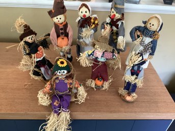 Small Group Lot Of Scarecrows