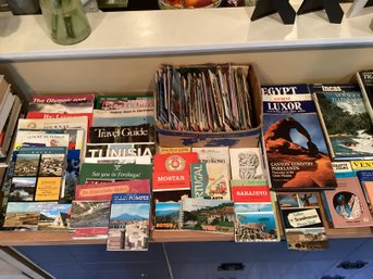 World Travelers Collection Of Brochures Maps Books And Travel Guides