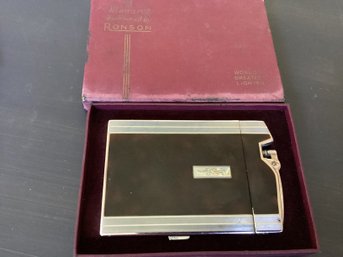 Vintage Lighter/Cigarette Case, Art Deco Case