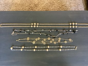4 Necklaces, KJL, Bijoux Terner, White House Black Market, Monet