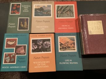 Vintage National Audubon Society Nature Program Booklets In Case 6 Books