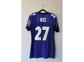Rice #27 Ravens Jersey