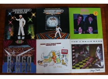 Saturday Night Fever And The Kinks Records Lot Of 6