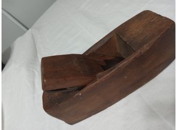 Vintage Wood Hand Block Plane 8,25 In Long