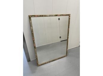 Wall Mirror With Hand Painted Frame