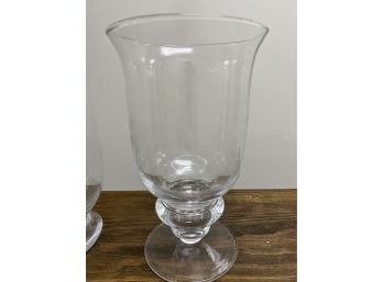 Footed Glass Hurricane