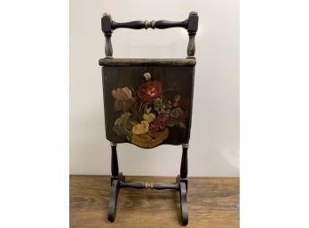 Vintage Hand Painted Smoking Table Stand