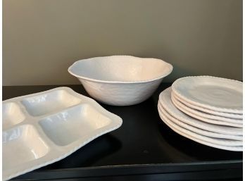 White Porcelain Dish Set
